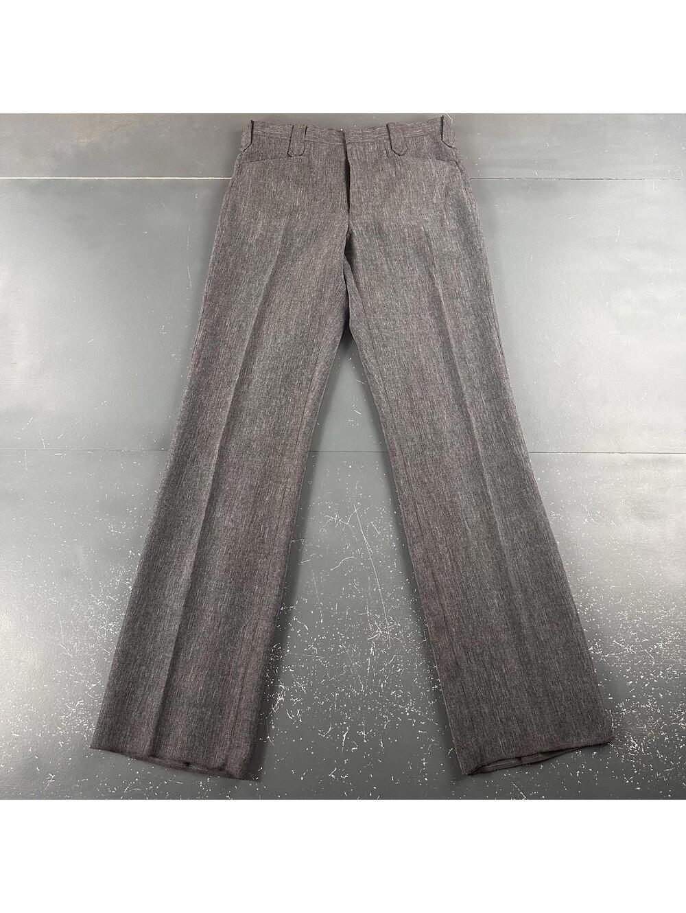 Circle S Pants Mens 34 Dark Heather Gray Western Unhemmed Ankle Color 40 NWT